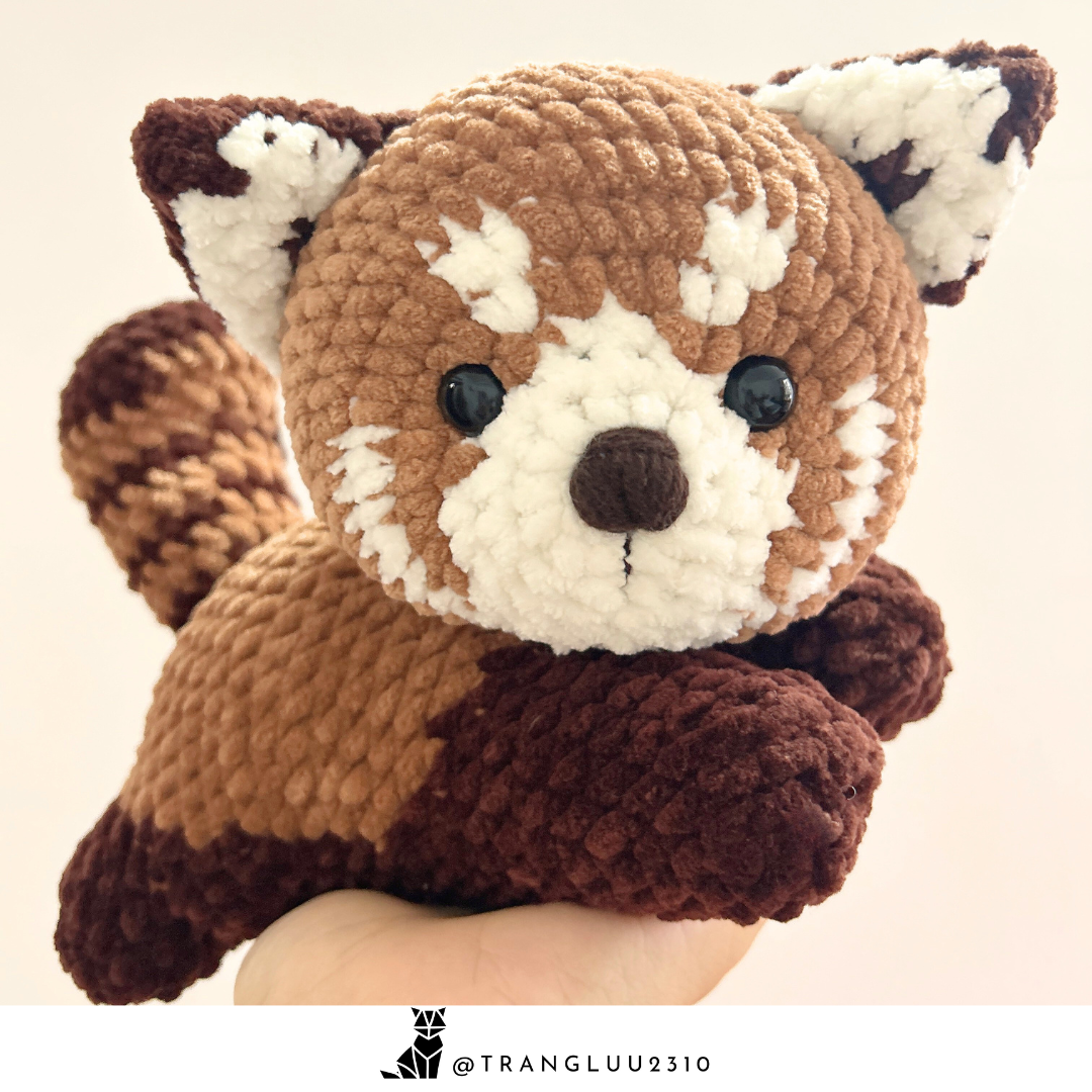 Crochet pattern RED PANDA