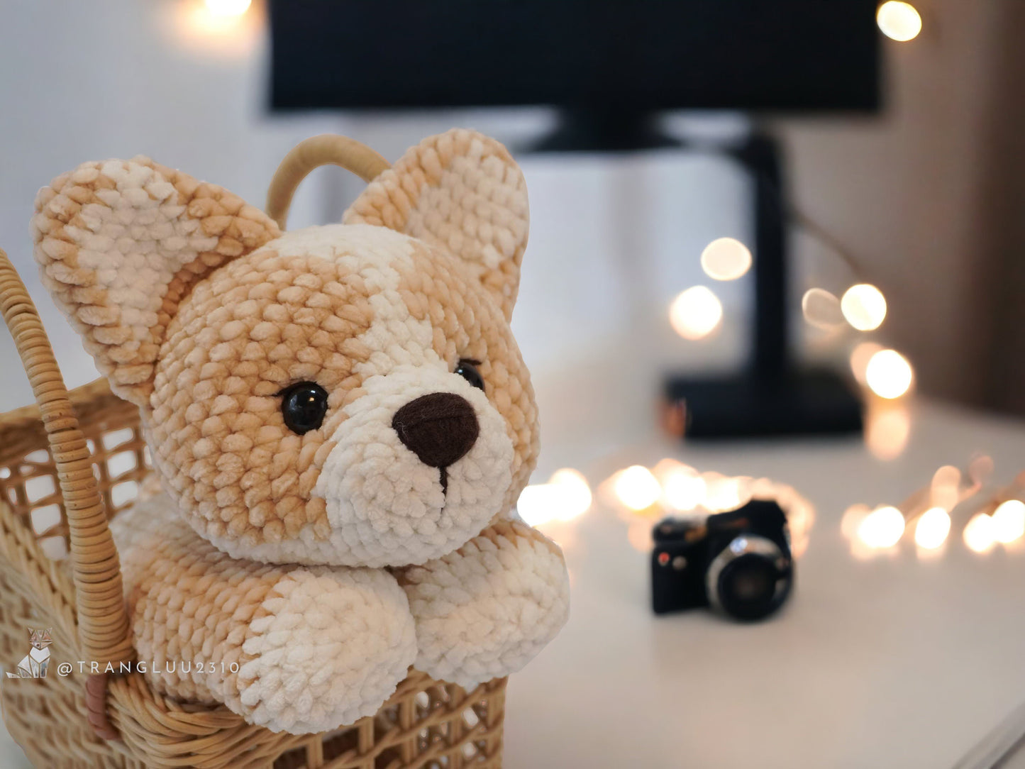 Crochet Corgi Dog pattern: Little Biscuit | Amigurumi Dog | ENGLISH PDF Pattern