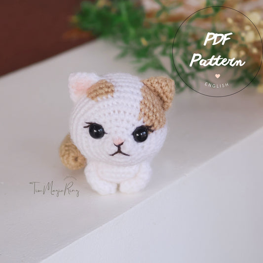 Crochet cat pattern : My little Nala | Amigurumi cat pattern | English PDF pattern
