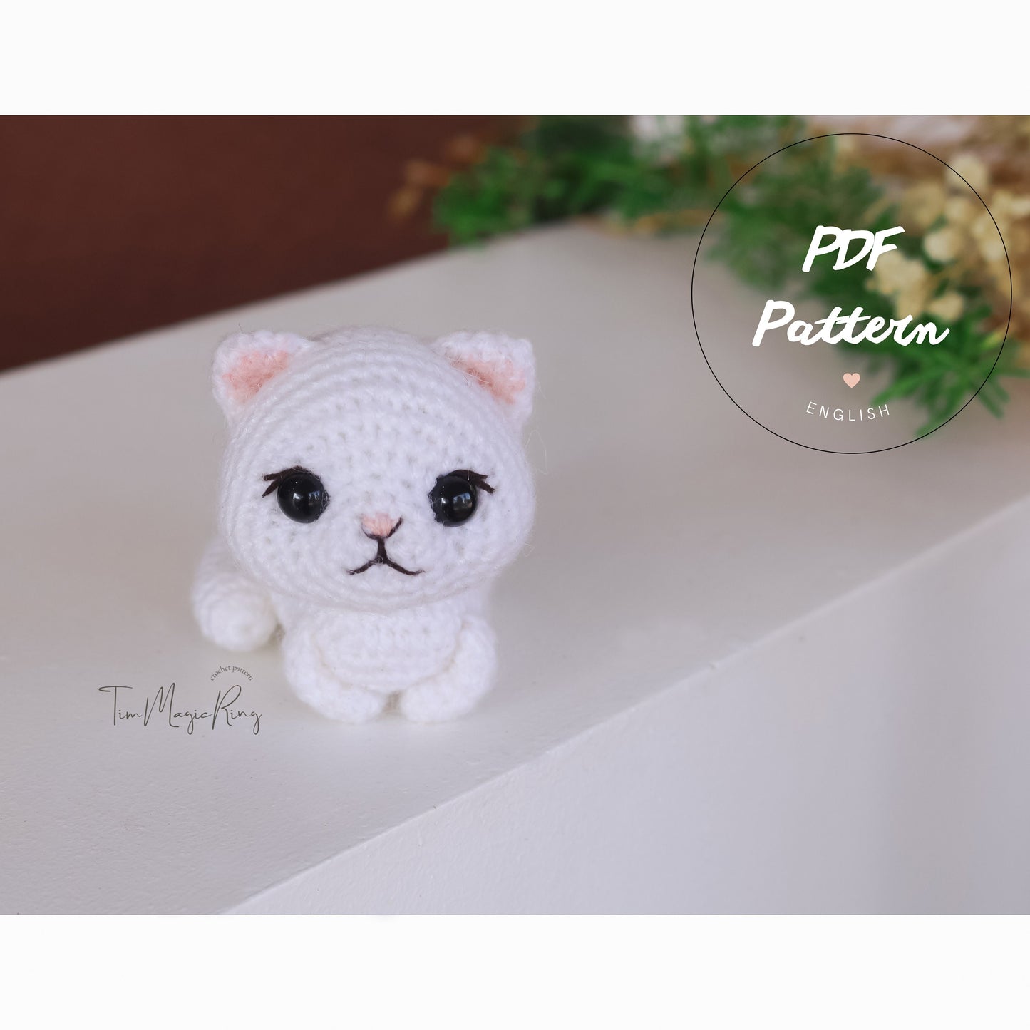 Crochet cat pattern: My little Zoe | Amigurumi cat pattern| English PDF pattern