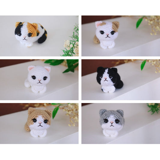 Crochet cat pattern bundle 6 in 1 | Amigurumi cat pattern | English PDF pattern