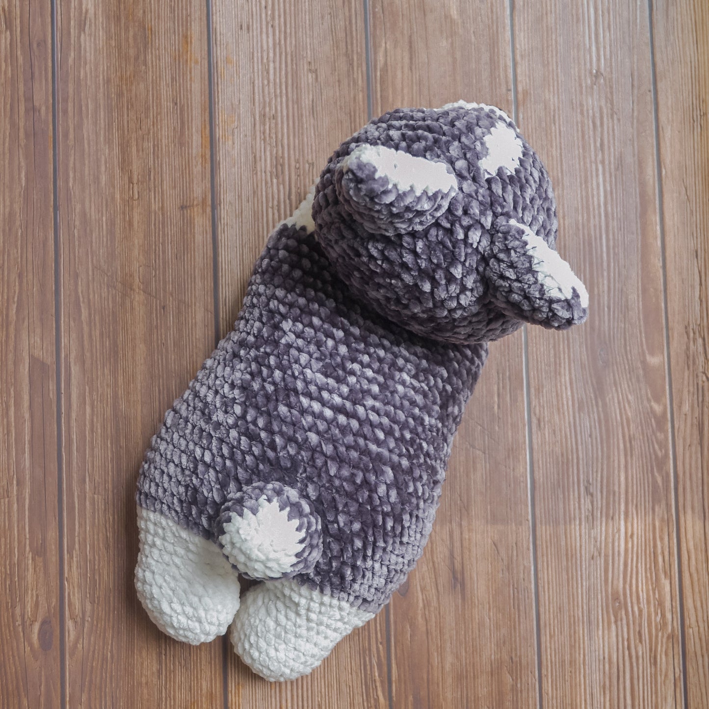 Crochet dog pattern : Little Archer the Husky | Amigurumi dog | English PDF pattern