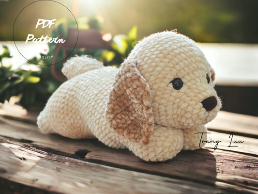 PDF Crochet Pattern Golden Retriever: Little Potato | Amigurumi Puppy | Amigurumi Dog pattern | ENGLISH Pattern