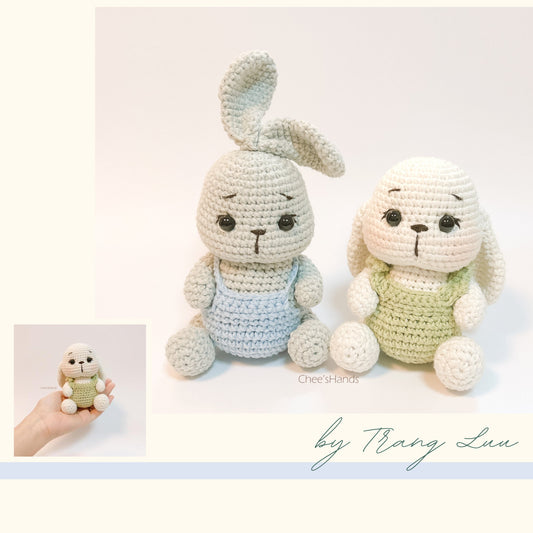Crochet Bunny Pattern - Amigurumi bunny - English PDF pattern