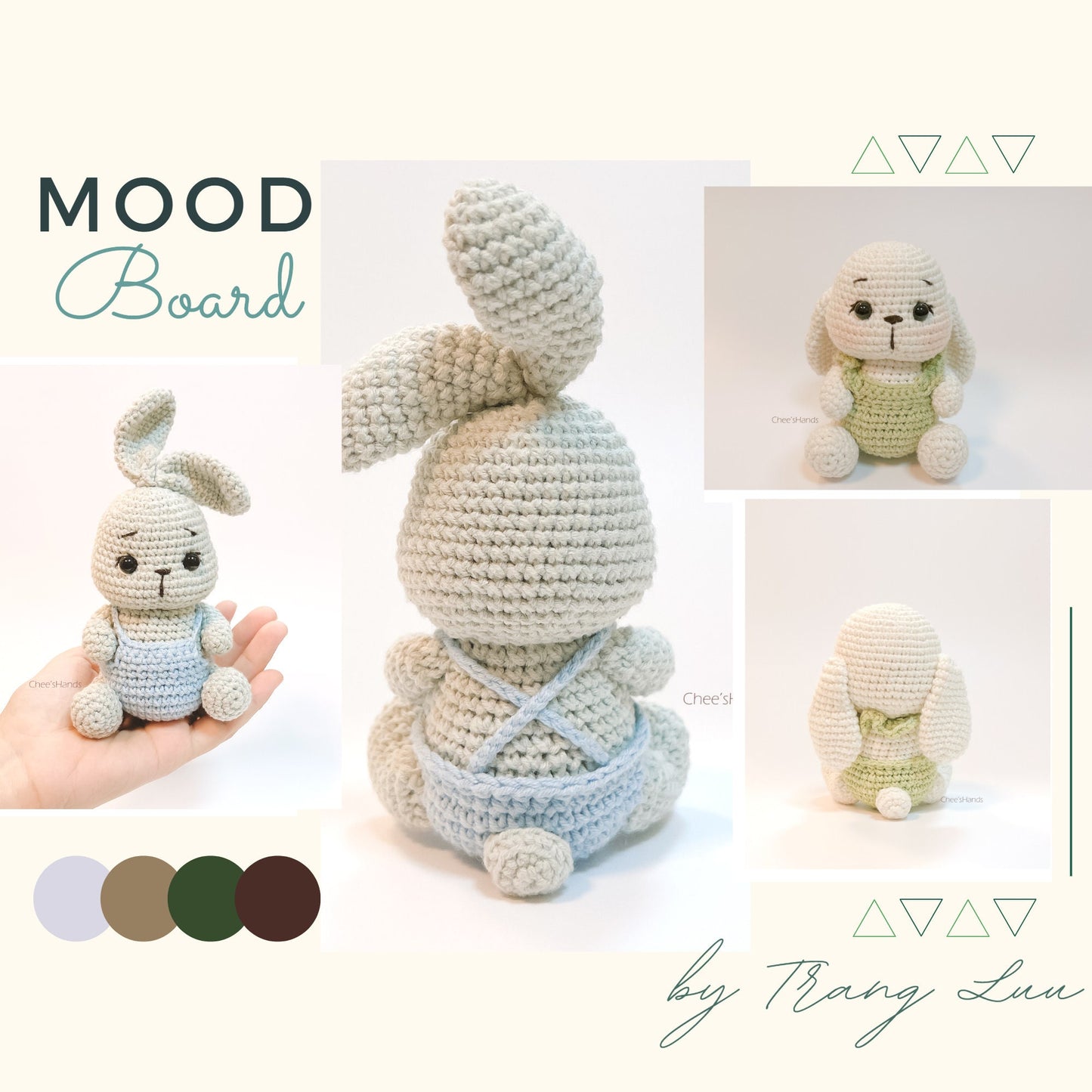 Crochet Bunny Pattern - Amigurumi bunny - English PDF pattern