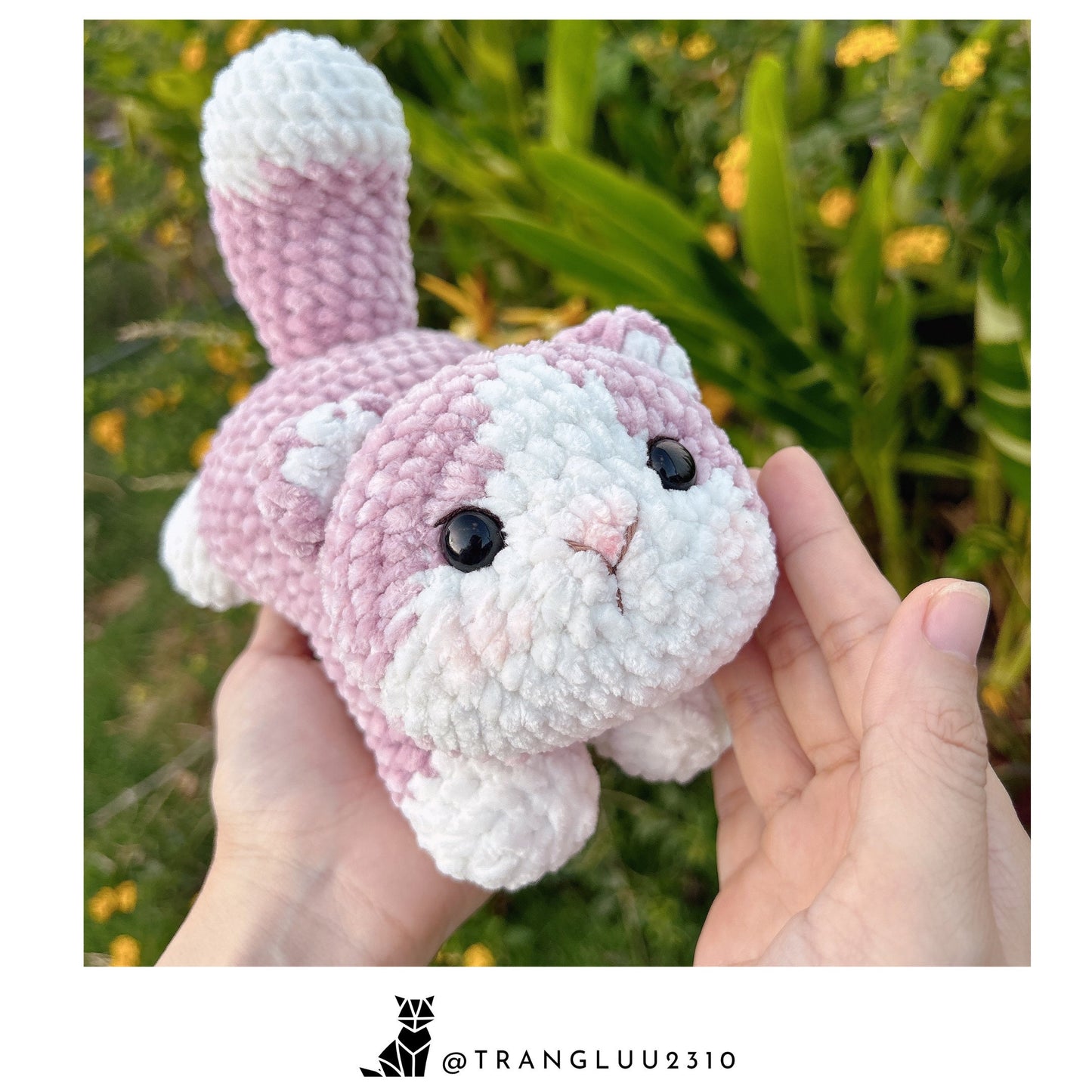 Crochet cat and bunny PATTERN bundle 3 in 1: Sweetie Fluffy | calico cat bunny | English PDF pattern